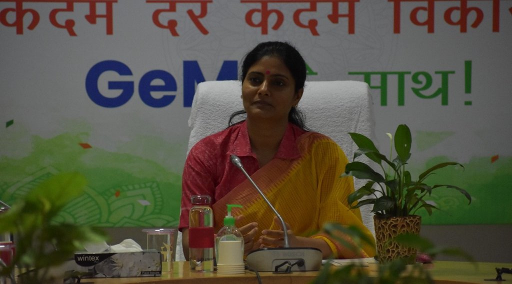केंद्रीय मंत्री और अपना दल चीफ अनुप्रिया पटेल। (फोटो- पटेल के ट्विटर हैंडल से)