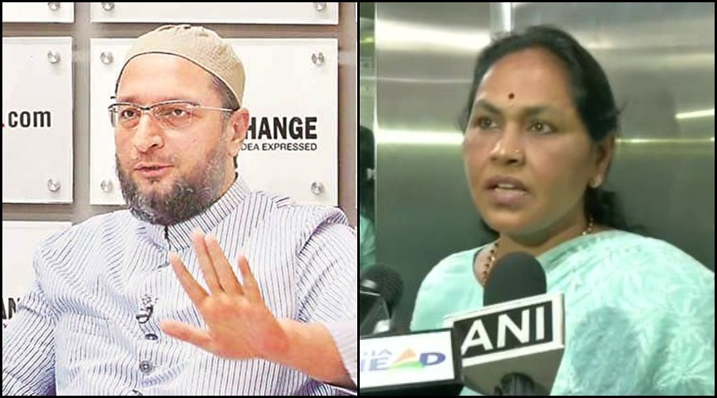 Asaduddin Owaisi Shobha Karandlaje