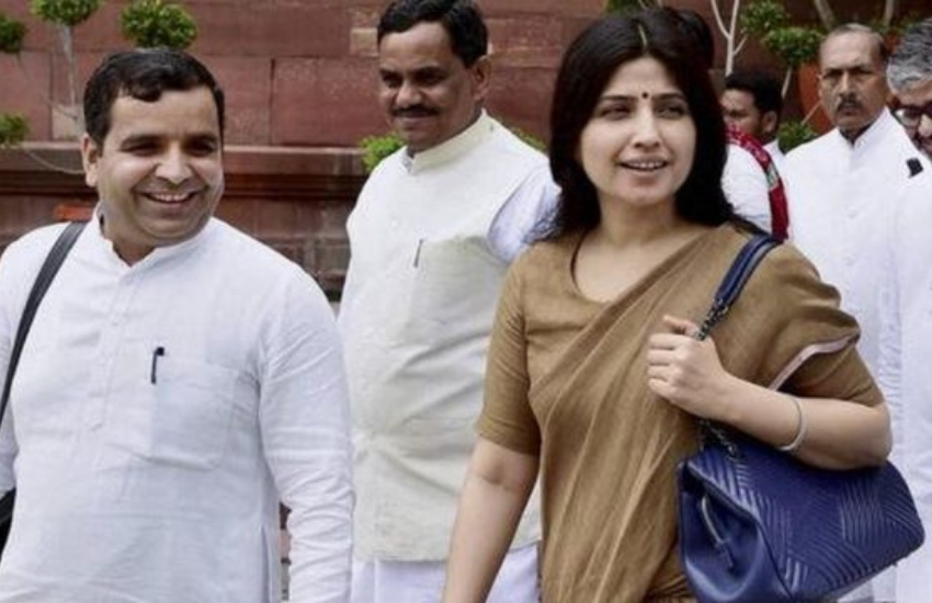 डिंपल का कहना था कि परिवार में विवाद नहीं वैचारिक मतभेद था और इस मतभेद को दूर करने में वह अपना सौ प्रतिशत दी थीं। (All Photos: PTI)