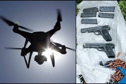 J&K में दूसरी बार संदिग्ध ड्रोन से गिराए गए हथियार, सांबा में मिले दो पिस्तौल, पांच मैग्जीन व 112 राउंड्स