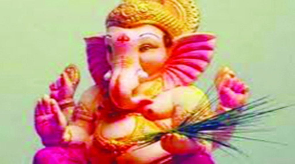  विध्नहर्ता गणेश।