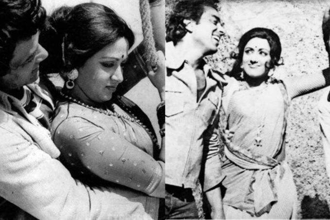 Dharmendra Naughtiness With Hema, Dharmendra started teaching pluck raw mangoes,