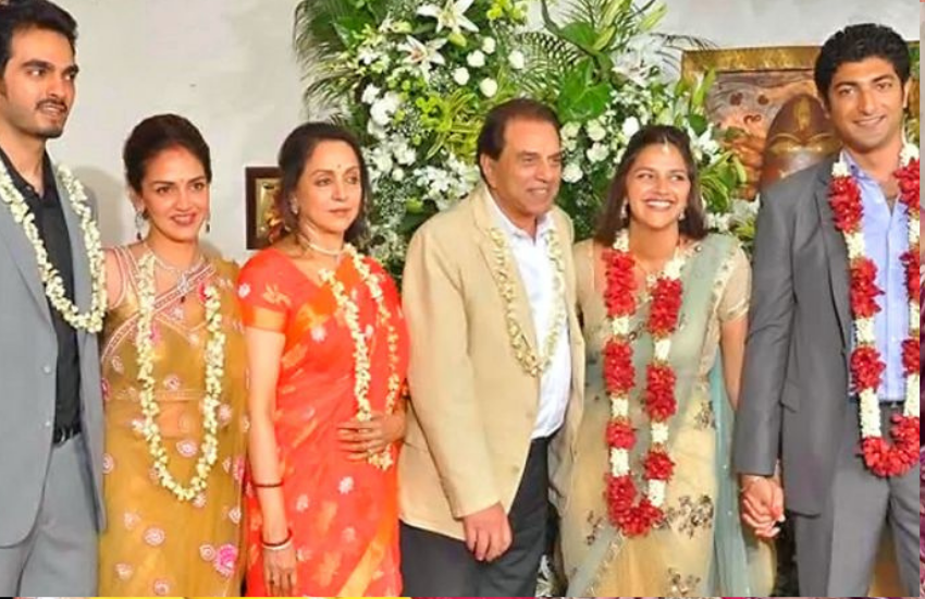 हेमा की इस उम्मीद पर भी सनी और बॉबी ने पानी फेर दिया था और वे अहाना की शादी में भी शामिल नहीं हुए थे। इसे भी पढ़ें- धर्मेंद्र की पहली पत्नी ने कहा था आधी इंडस्ट्री विवाहेतर संबंधों में लगी है