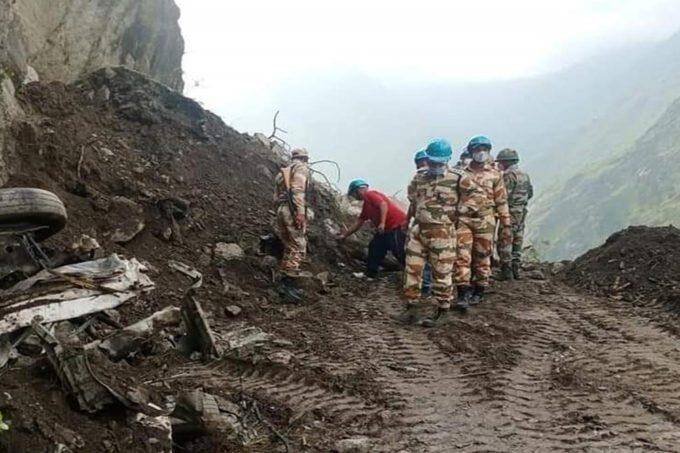 Himachal Pradesh,Kinnaur landslide