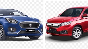 Honda Amaze vs Maruti Dzire
