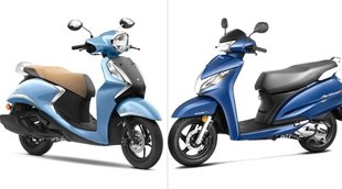 Honda Activa vs Yamaha Fascino