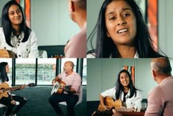 जेमिमा रोड्रिग्ज हमेशा साथ रखती हैं गिटार, मार्क बुचर के साथ गाया आमिर खान की फिल्म का ये सॉन्ग; देखें Video