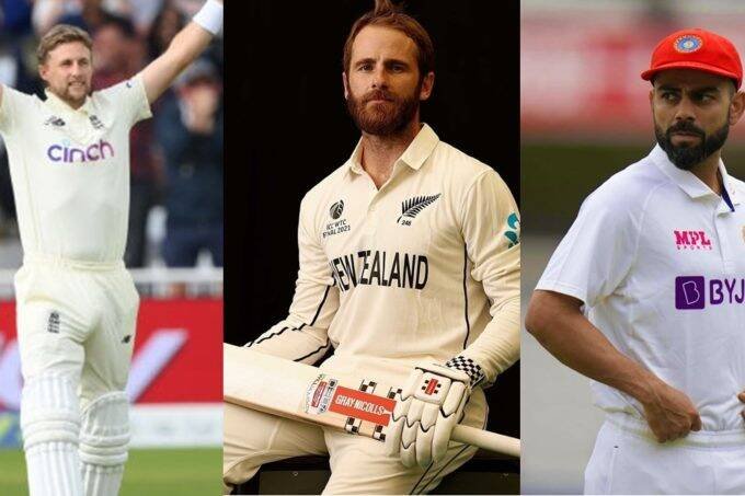 Joe Root Kane Williamson Virat Kohli India vs England Test Average1