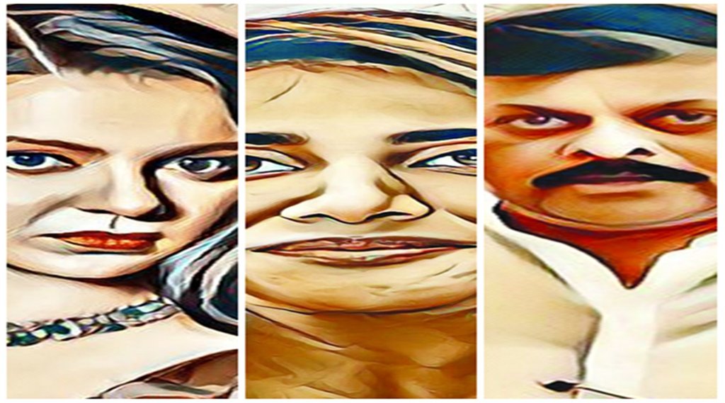 (बाएं) कंगना रनौत,वाणी कपूर, चिरंजीवी। 