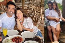 Leander Paes Kim Sharma Dating Pictures Pole Dance Mood Yuvraj Singh1
