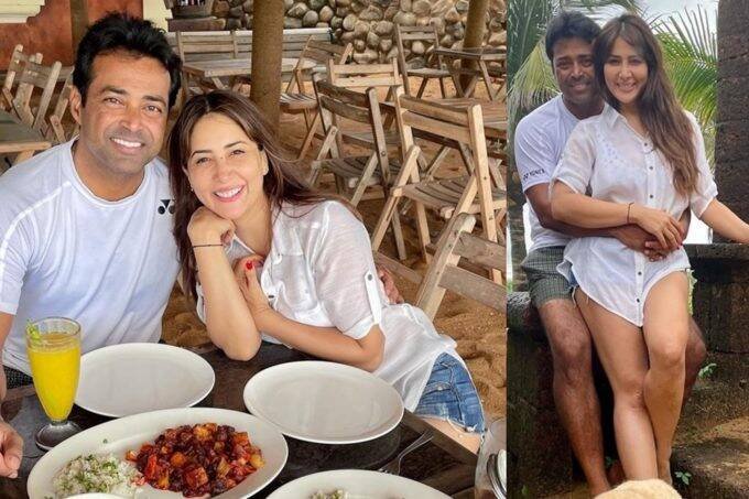 Leander Paes Kim Sharma Dating Pictures Pole Dance Mood Yuvraj Singh1