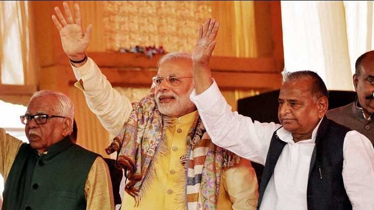 मुलायम सिंह यादव ने तब सभी कौ चौंका दिया था जब 16वीं लोकसभा के विदाई भाषण के दौरान उन्होंने नरेंद्र मोदी अगेन का बयान दिया था।