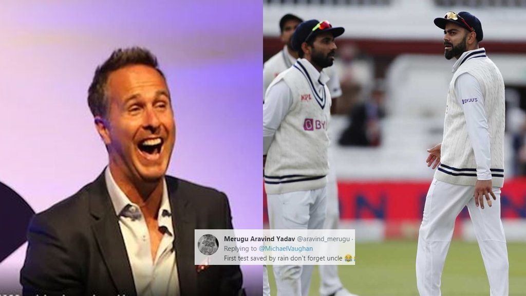 ind-vs-eng-michael-vaughan-makes-fun-after-india-lost-leeds-test-fans-said-rain-saved-in-first-test