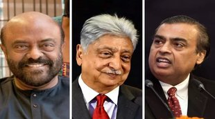 Mukesh Ambani, Azim Premji