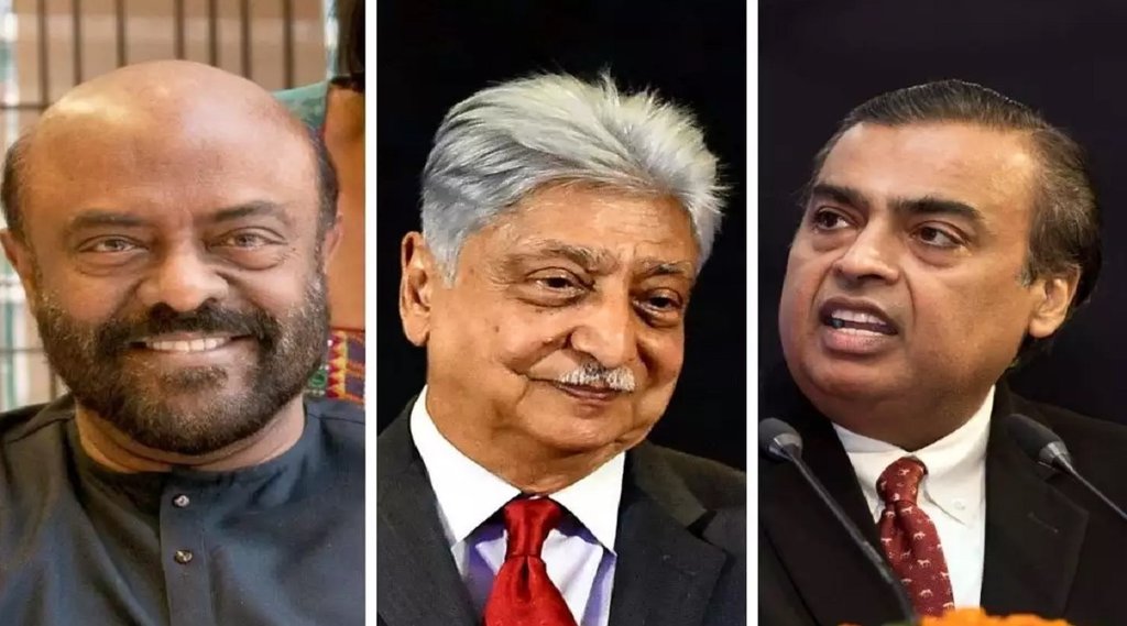 Mukesh Ambani, Azim Premji
