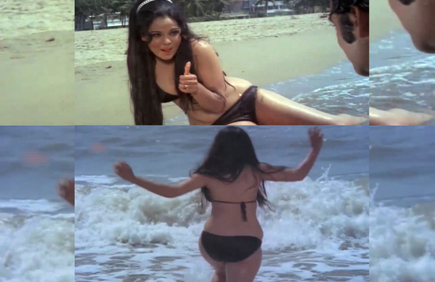 मुमताज का कहना था कि उनकी जांघों मोटी थीं और वह बिकनी में अच्छी नहीं लगती, लेकिन फिरोज ने उनसे कहा था कि अगर सीन शूट के बाद उन्हें अच्छा नहीं लगा तो वह उसे हटा देंगे।( अमिताभ बच्चन के लिए जब मुमताज ने छोड़ दी थी अपनी मर्सिडीज कार, पढ़ ली थी बिग बी के मन की बात )