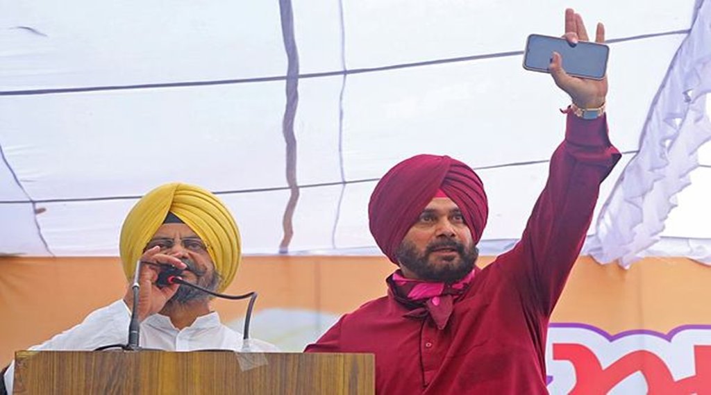 पंजाब कांग्रेस अध्यक्ष नवजोत सिंह सिद्धू। फोटो- एक्सप्रेस By नवजोत माल्ही