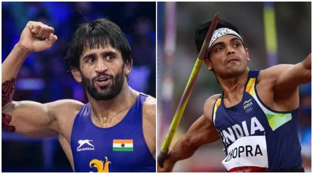 bajrang-punia-comes-in-support-of-neeraj-chopra-arshad-nadeem-controversy-sakshi-malik-sharath-kamal-kamalpreet-kaur-also-supported