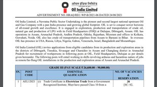Oil India Limited, Oil India Limited Recruitment, Oil India Limited Grade III Recruitment