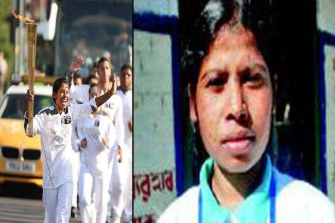 london-olympic-torch-bearer-pinky-karmakar-spending-hard-life-in-poverty-being-labour-at-167-per-day-wages-at-tea-garden