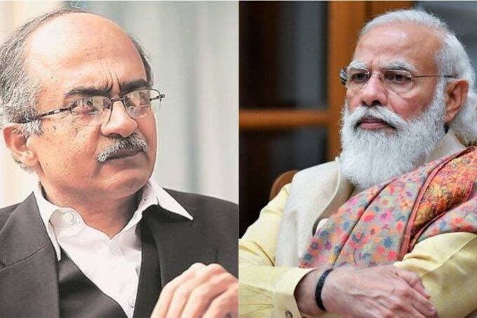Prashant Bhushan, Narendra Modi, BJP