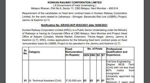 Railway, Railway Recruitment, Konkan Railway Recruitment, Sarkari Naukari