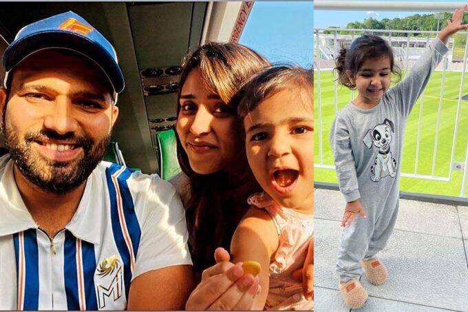 Rohit Sharma Ritika Sajdeh samaira Suryakumar Yadav Watch Video