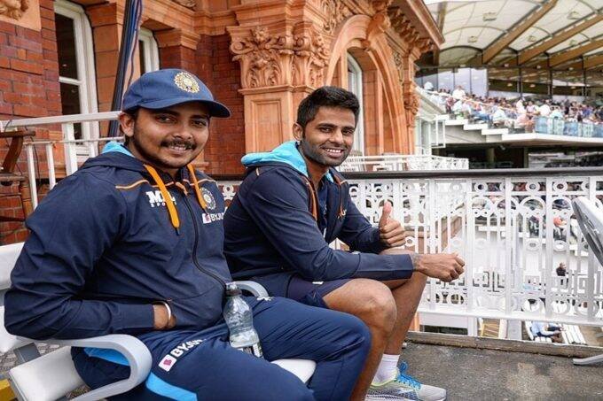 ind-vs-eng-prithvi-shaw-and-suryakumar-yadav-joined-team-india-at-lords-after-completing-quarantine-period