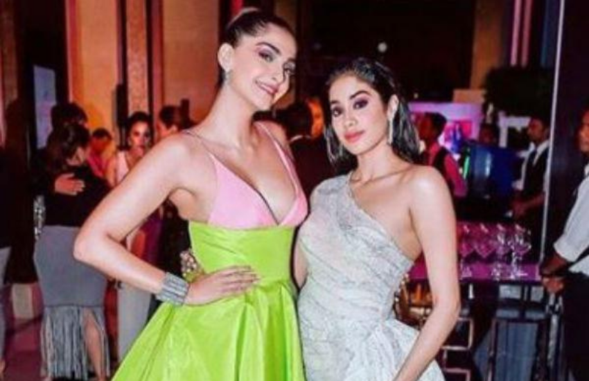 इनडायरेक्टली सोनम कपूर ने जाह्नवी का बचाव करते हुए कैट को जवाब दे दिया था। (All Photos: Social Media)