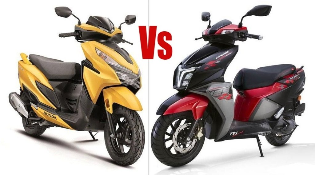TVS N Torque vs Honda Grazia