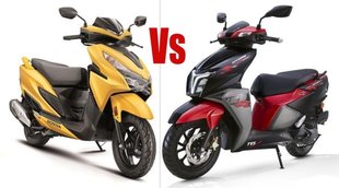 TVS N Torque vs Honda Grazia