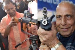 Rajnath singh, Yogi adityanath