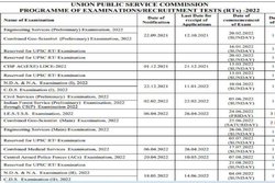 UPSC exam calendar 2022: आयोग ने जारी किया एग्जाम कैलेंडर, इस तारीख को होगा सिविल सर्विस एग्जाम