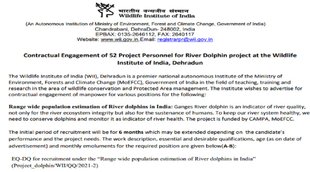 Wildlife Institute of India (WII), Dehradun recruitment 2021, jobs at Project Associate and Project,
