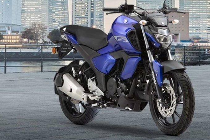 Yamaha FZ बाइक डिस्क ब्रेक सेटअप के साथ आती है। फोटो: Yamaha Website