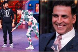 The Kapil Sharma Show: कपिल का पैर छूते हुए तस्वीर हुई वायरल तो अक्षय कुमार ने ऐसे ली&nbsp;चुटकी