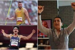 neeraj-chopra-challenged-by-german-thrower-johannes-vetter-sunil-gavaskar-enjoys-winning-moment-in-trent-bridge-video