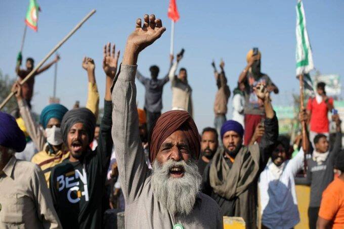 farmer protest