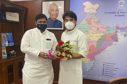 BJP MP KP Sharma and minister jyotiraditya scindia