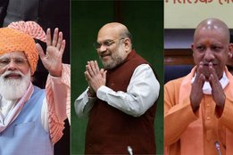narendra modi, amit shah, yogi adityanath
