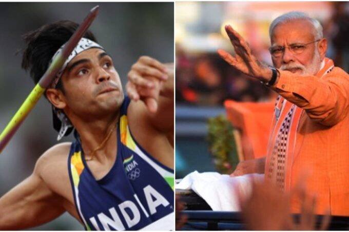 neeraj chopra, narendra modi, tokyo olympic