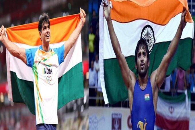 neeraj chopra, bajrang punia