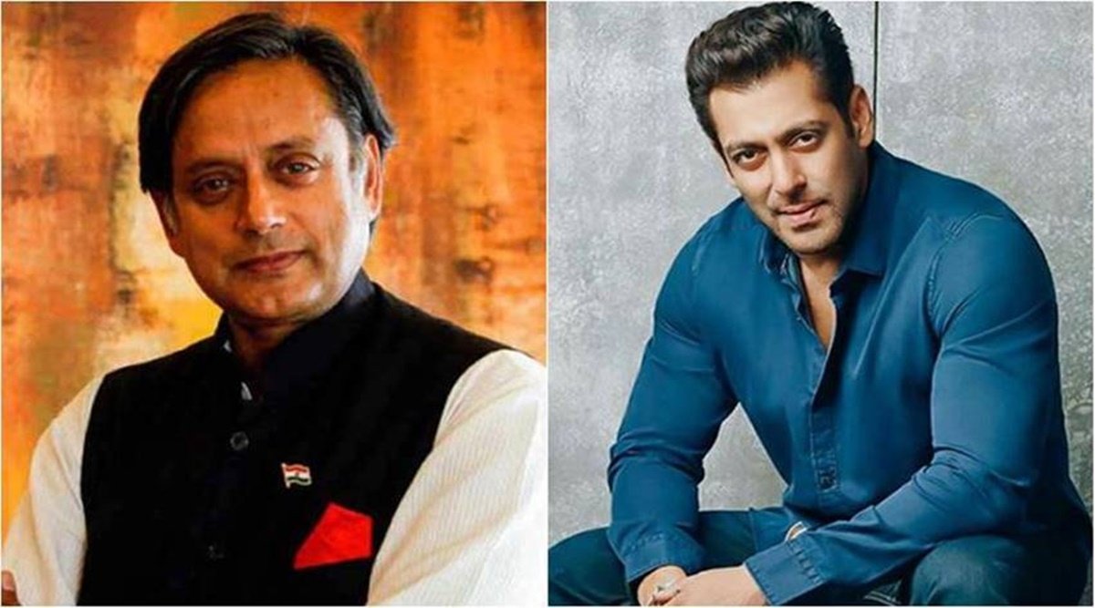 shashi tharoor, salman khana