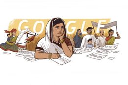 Subhadra Kumari Chauhan, सुभद्रा कुमारी चौहान, Subhadra Kumari Chauhan doodle, Subhadra Kumari Chauhan google,