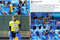 ऑस्ट्रेलियाई अफसर ने भारतीय गोलकीपर सविता पूनिया को बताया ‘ग्रेट वाल ऑफ इंडिया,’ हॉकी टीम की जीत पर भारतीय दिग्गज ने गुनगुनाया यह गाना; देखें&nbsp;Video