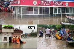 क्योटो में खतरे के निशान से ऊपर बहता विकास – नरेंद्र मोदी के संसदीय क्षेत्र वाराणसी में सड़कों पर भरा पानी तो यूं मजे लेने लगे&nbsp;लोग