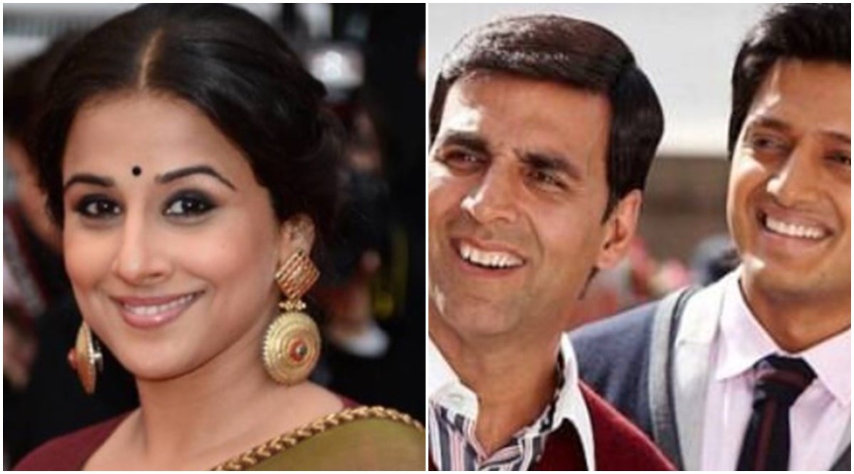 vidya balan, akshay kumar, riteish deshmukh
