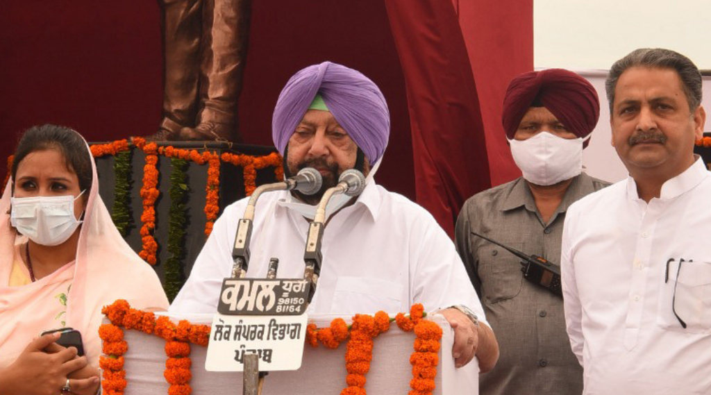 पंजाब के पूर्व सीएम कैप्टन अमरिंदर सिंह। (एक्सप्रेस आर्काइव फोटोः हरमीत सोढ़ी)