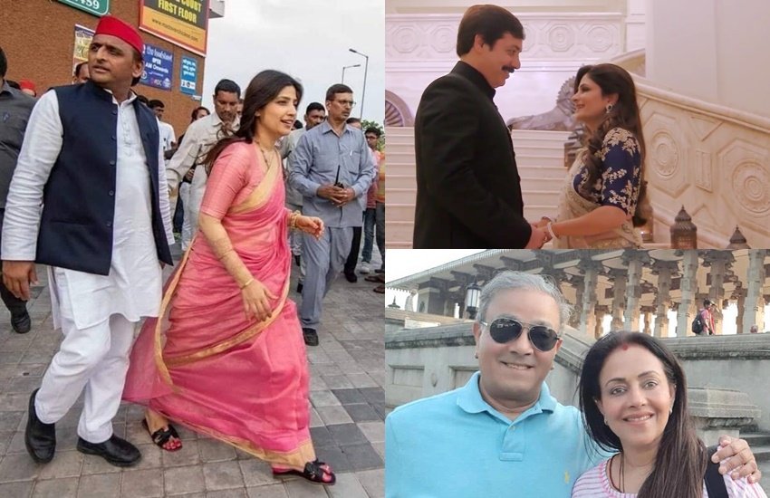 उत्तर प्रदेश के मुख्यमंत्री योगी आदित्यनाथ (Yogi Adityanath) ने शादी नहीं की है। पूर्व सीएम और बसपा चीफ मायावती (Mayawati) भी अविवाहित हैं। वहीं पूर्व सीएम अखिलेश यादव (Akhilesh Yadav) शादीशुदा भी हैं और उनकी पत्नी डिंपल यादव (Dimple Yadav) भी राजनीति में हैं। आइए डालते हैं यूपी के उन चर्चित नेताओं के नामों पर एक नजर जो पति-पत्नी दोनों राजनीति में हैं: