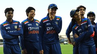 All smiles in the India camp